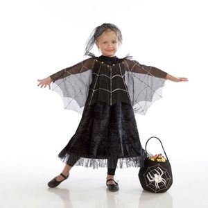 3T Light Up Black Spider Queen Costume-PBK